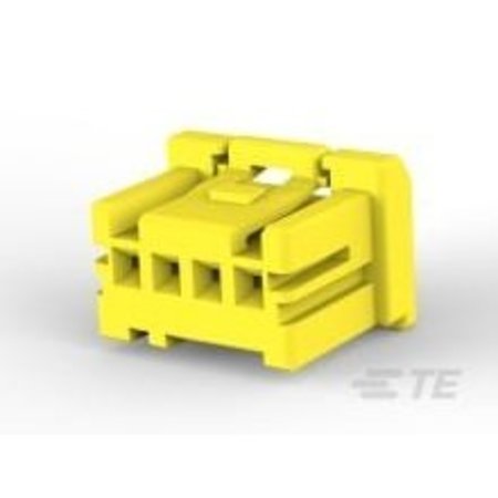 TE CONNECTIVITY GIC 2.5 W PLUG HSG 4P YELLOW 3-1903390-4